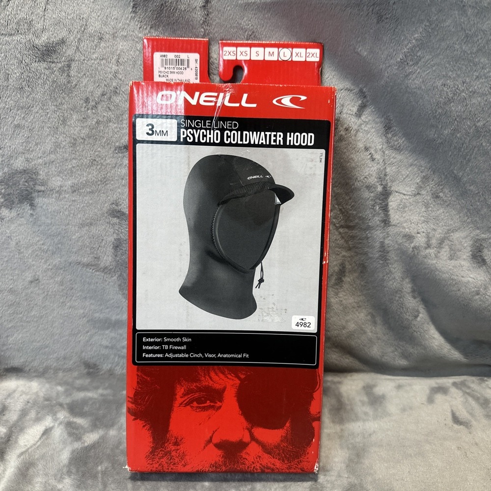 O'Neill Psycho Surf Hood 3mm - Medium  Black swimming Ocean Man Wetsuit Neoprene